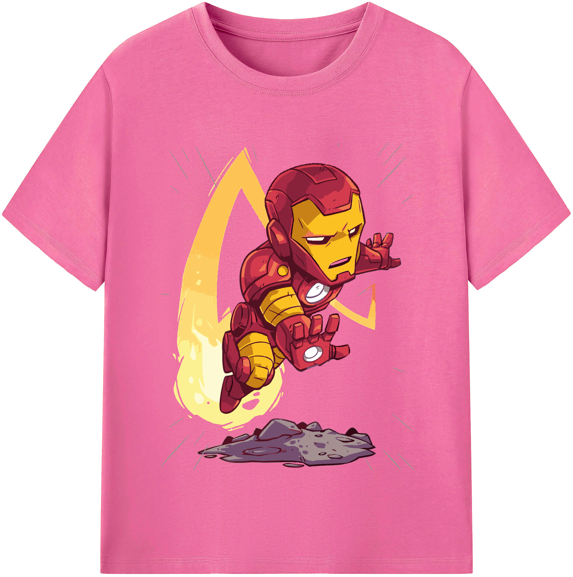 （画像用） アベンジャーズ The Avengers レディースカジュアルプリントTシャツ（綿100％）